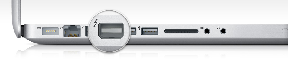 Thunderbolt現(xiàn)配備于全新 MacBook Air、MacBook Pro、iMac 和 Mac mini 之上