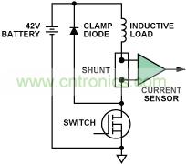 典型電磁閥控制中的高端檢測(cè)