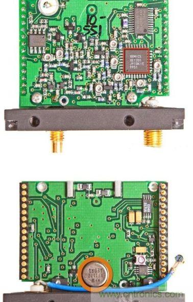 圖7：較大的模塊內(nèi)置了跟蹤器的天線和RF