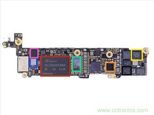 土豪金iPhone 5S拆解：內(nèi)部結(jié)構(gòu)升級，維修難度增加