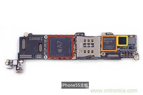 土豪金iPhone 5S拆解：內(nèi)部結(jié)構(gòu)升級，維修難度增加