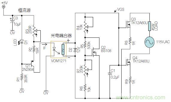 圖1：基于有源器件的線性區(qū)域進(jìn)行功率控制。
