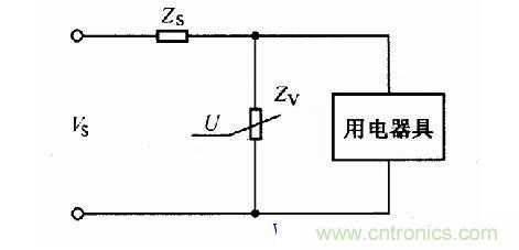 壓敏電阻器組成的保護(hù)電路設(shè)計(jì)