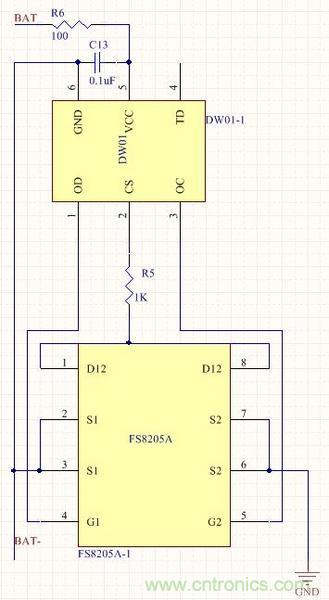 DW01+FS8205A的方案
