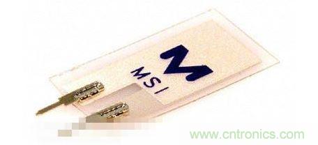 Measurement Specialties 的 MSP1006 壓電晶體。