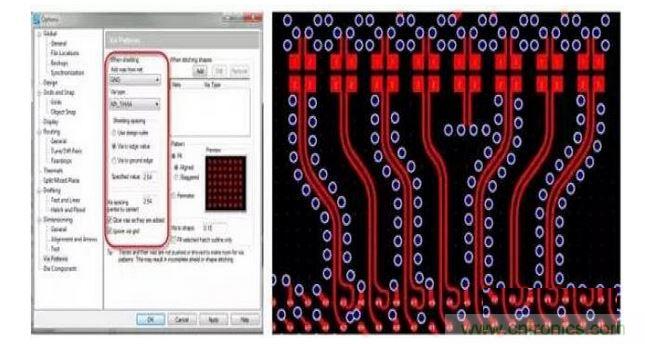 PCB 設(shè)計(jì)工具如果能夠控制共面波導(dǎo)和波導(dǎo)過(guò)孔的創(chuàng)建，將有助于顯著減少設(shè)計(jì)錯(cuò)誤和縮短設(shè)計(jì)時(shí)間。