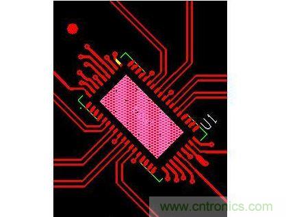 小間距QFN封裝PCB設(shè)計(jì)串?dāng)_抑制分析