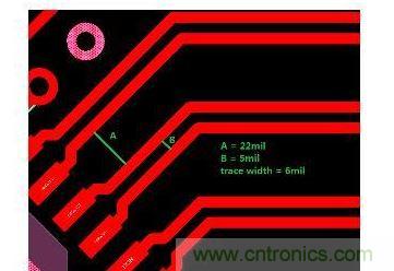 小間距QFN封裝PCB設(shè)計(jì)串?dāng)_抑制分析