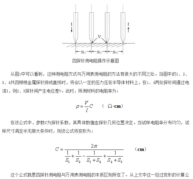 如何區(qū)分萬用表測電阻和四探針測電阻？