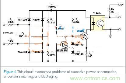 新一代LED光耦電路設(shè)計，改進(jìn)老化和能耗