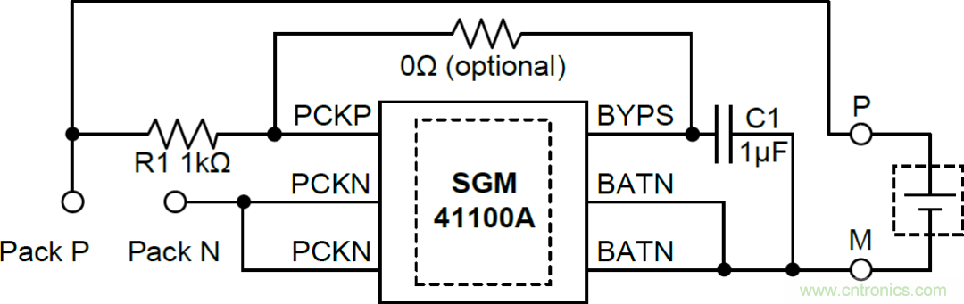 小封裝、微功耗小微電池保護(hù)器SGM41100A