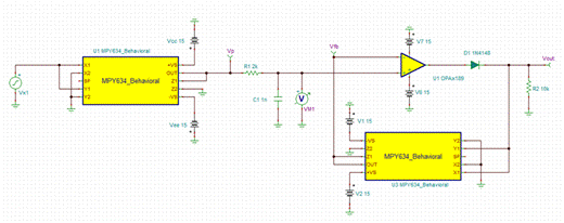 基于MPY634的有效值電路設計